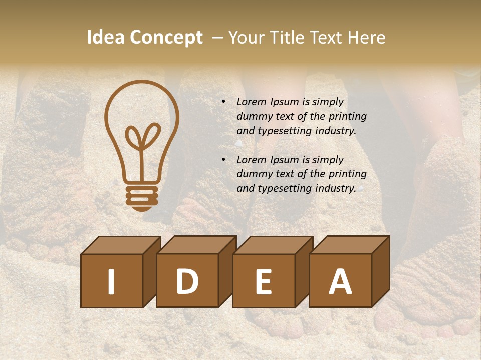 Recreational Blue Kid PowerPoint Template