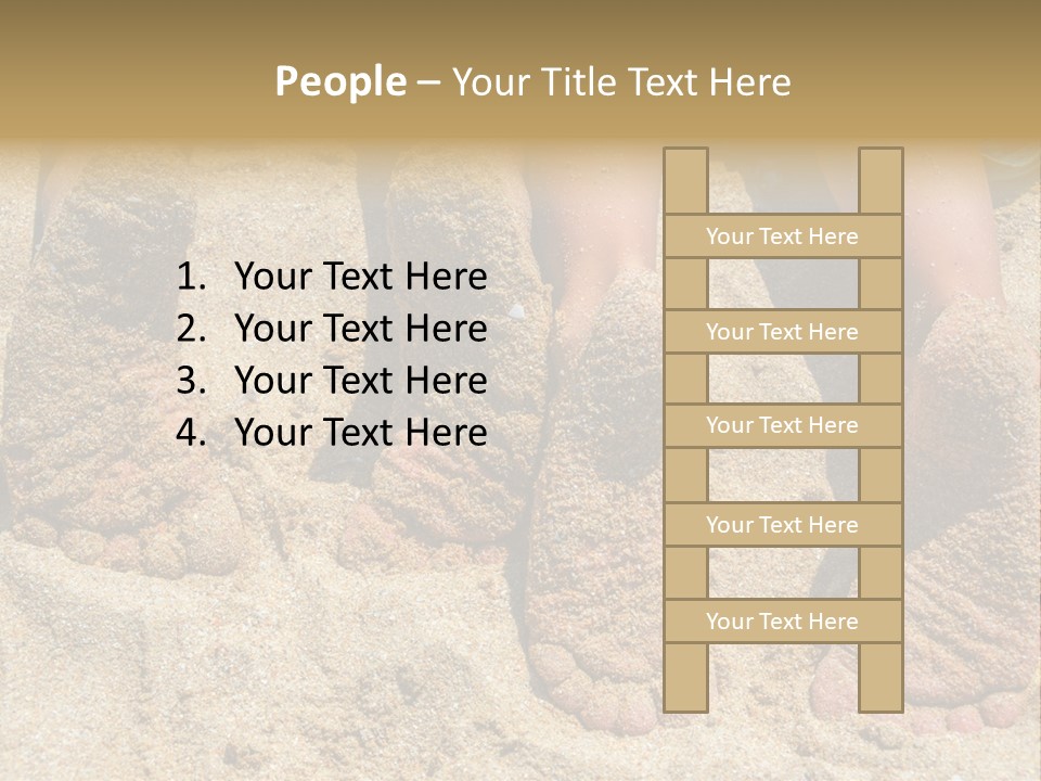 Recreational Blue Kid PowerPoint Template