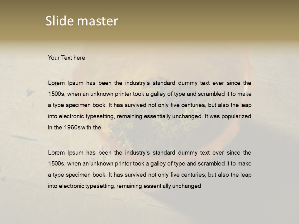 Grass Addictive Illegal PowerPoint Template