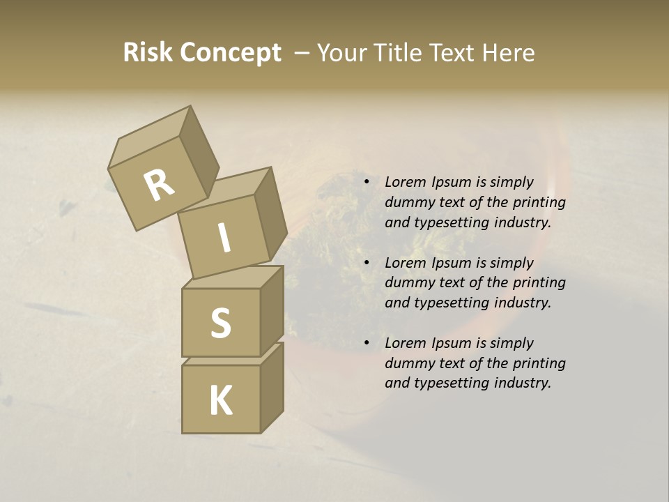 Grass Addictive Illegal PowerPoint Template