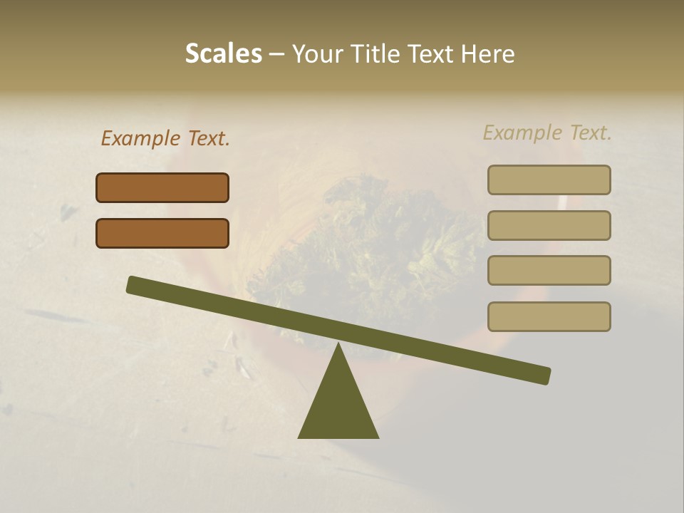 Grass Addictive Illegal PowerPoint Template