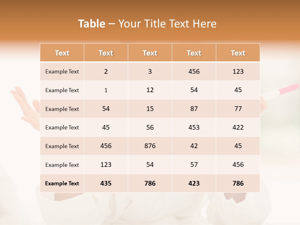 Bright White Girl PowerPoint Template