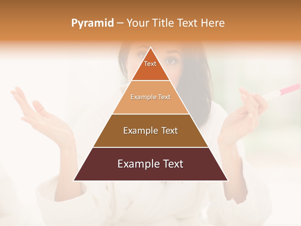 Bright White Girl PowerPoint Template