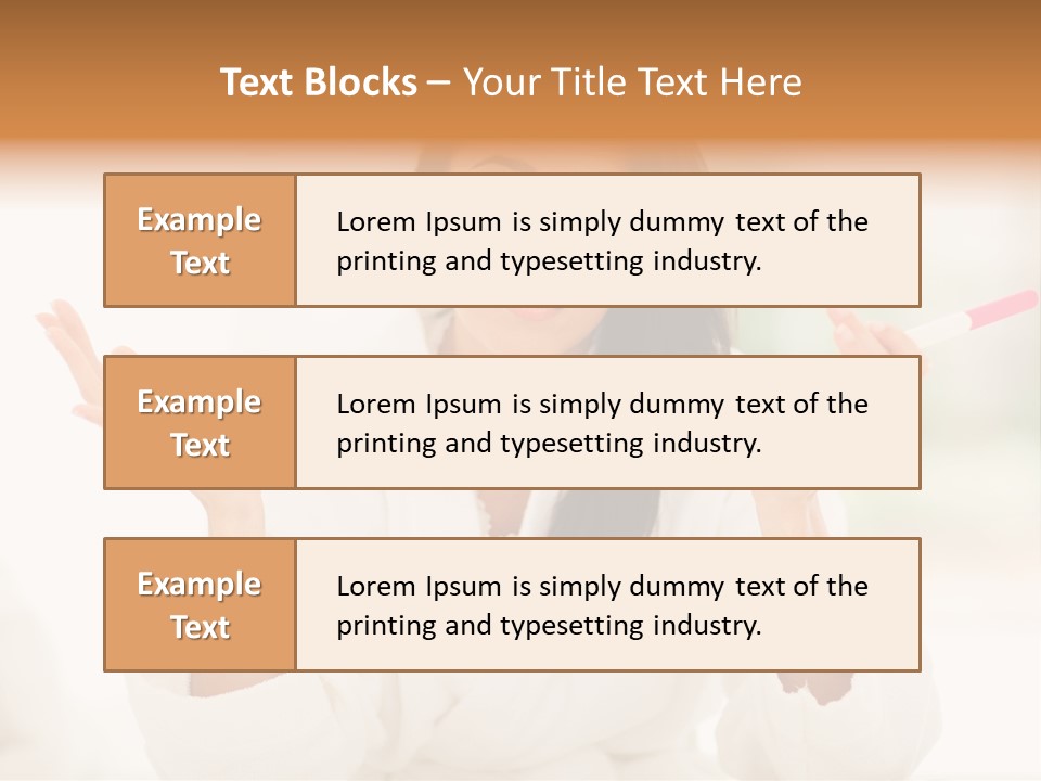 Bright White Girl PowerPoint Template