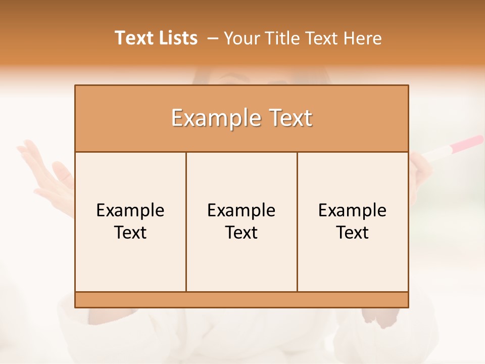 Bright White Girl PowerPoint Template