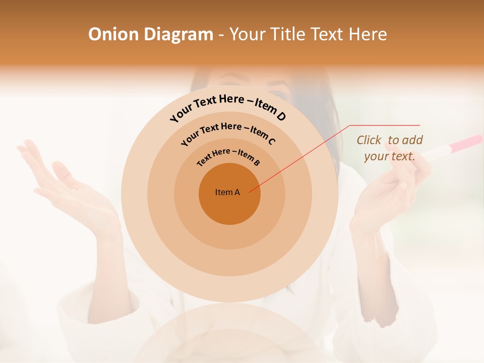 Bright White Girl PowerPoint Template