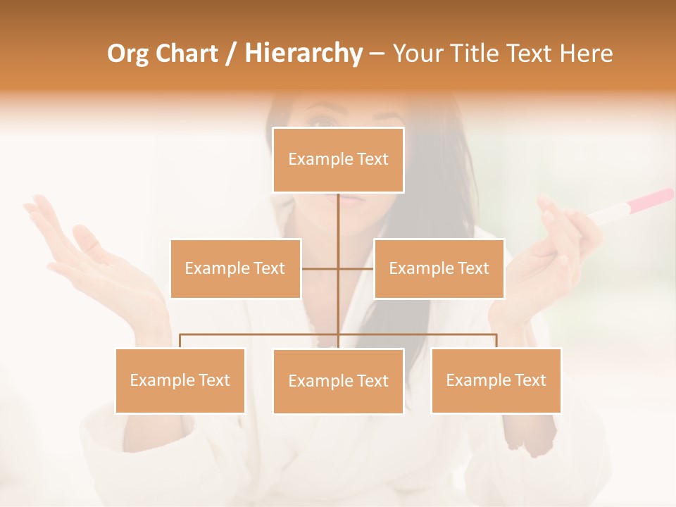 Bright White Girl PowerPoint Template