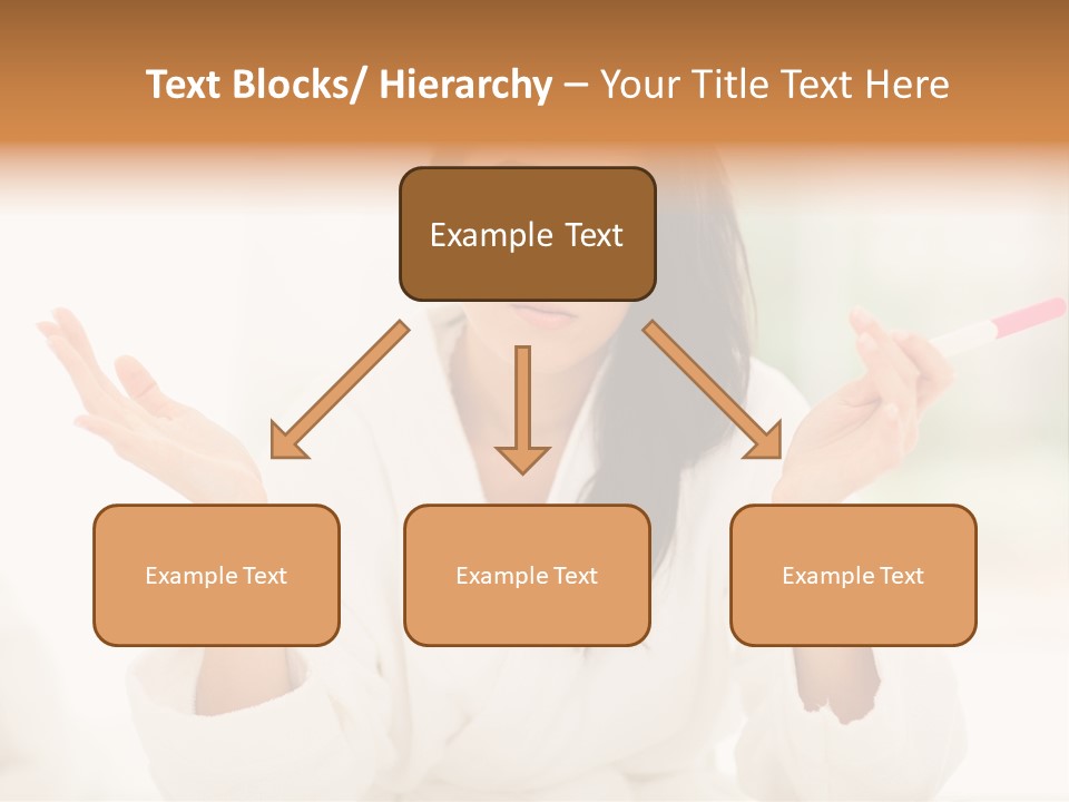 Bright White Girl PowerPoint Template