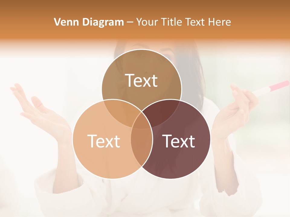 Bright White Girl PowerPoint Template