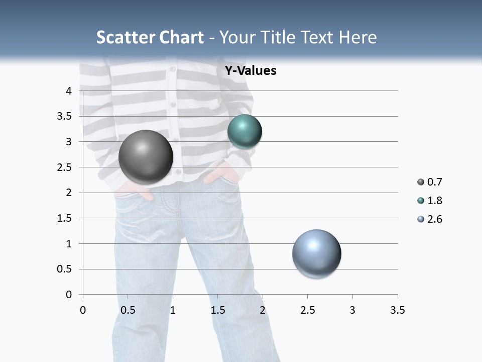 Front View Preschool Model PowerPoint Template
