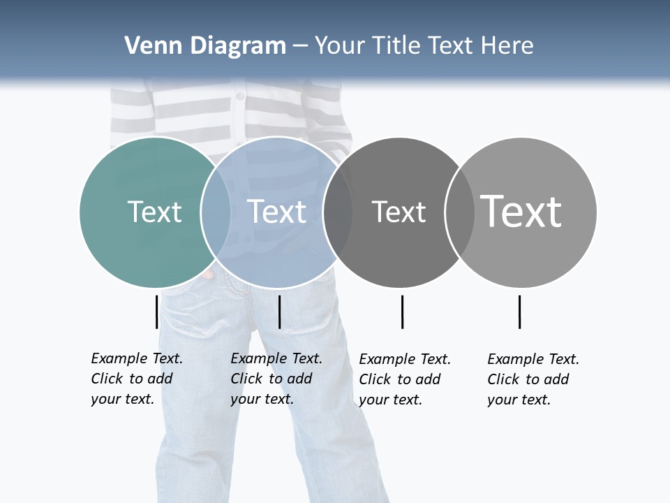Front View Preschool Model PowerPoint Template