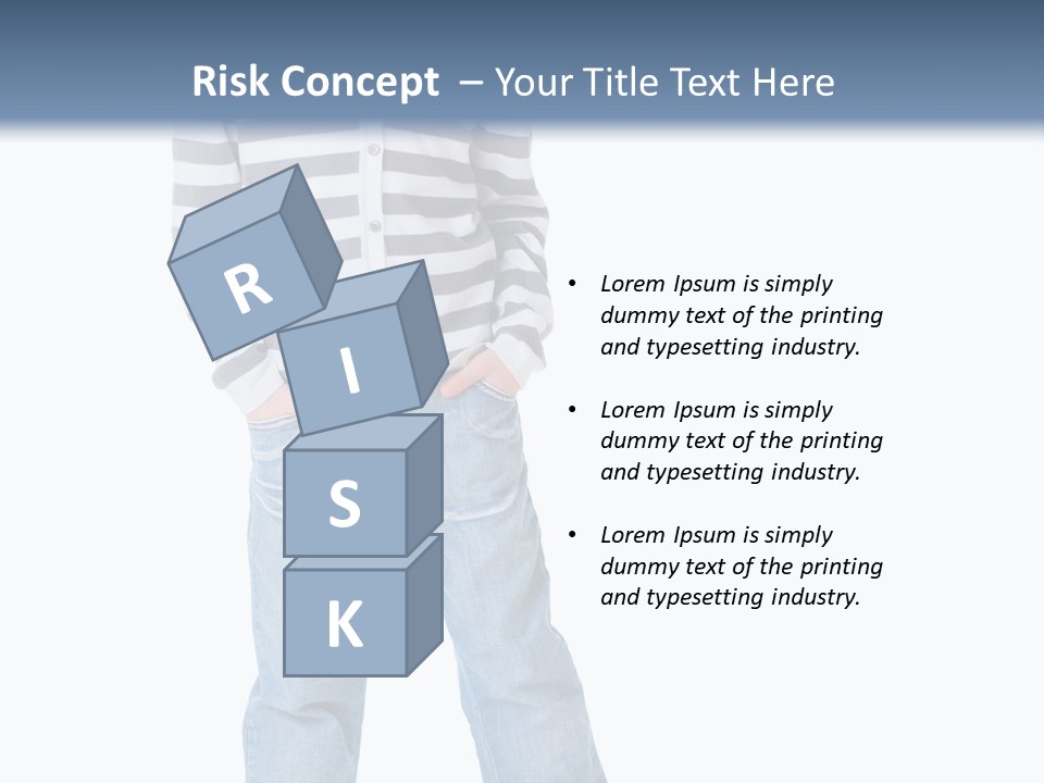 Front View Preschool Model PowerPoint Template