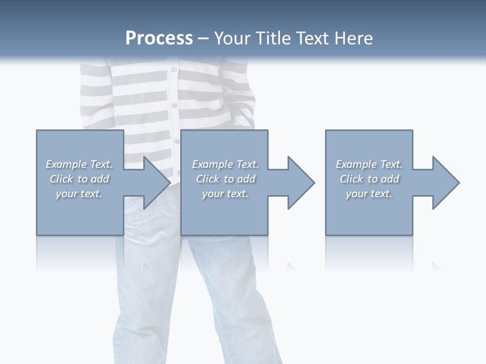 Front View Preschool Model PowerPoint Template