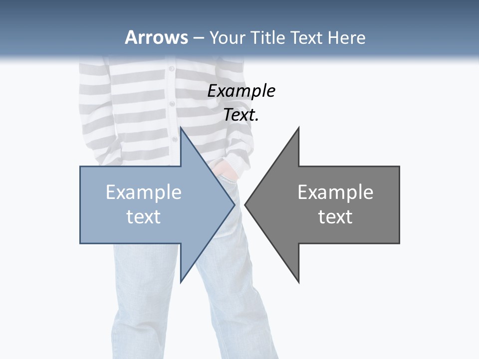 Front View Preschool Model PowerPoint Template
