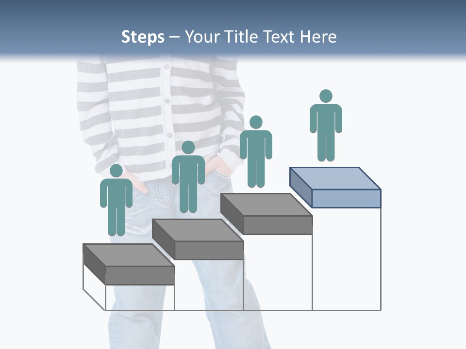 Front View Preschool Model PowerPoint Template