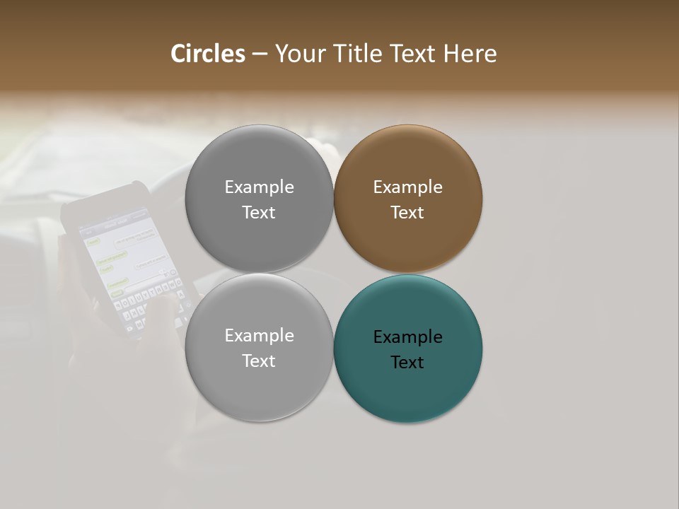 Road Teenager Qwerty PowerPoint Template