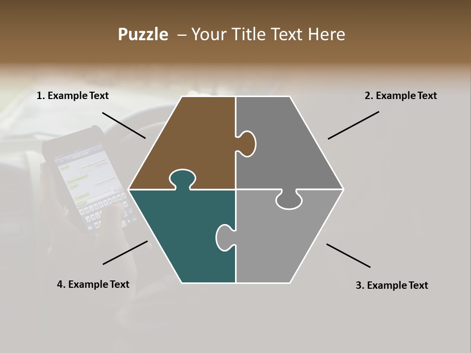 Road Teenager Qwerty PowerPoint Template