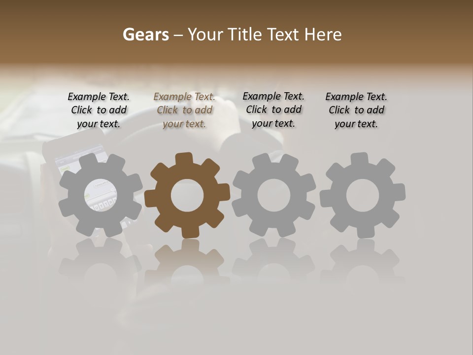 Road Teenager Qwerty PowerPoint Template