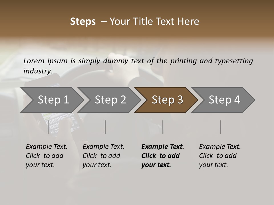 Road Teenager Qwerty PowerPoint Template