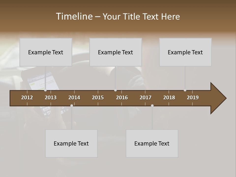 Road Teenager Qwerty PowerPoint Template