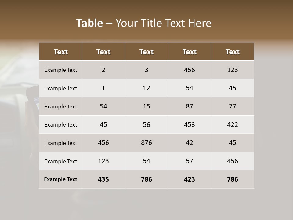 Road Teenager Qwerty PowerPoint Template