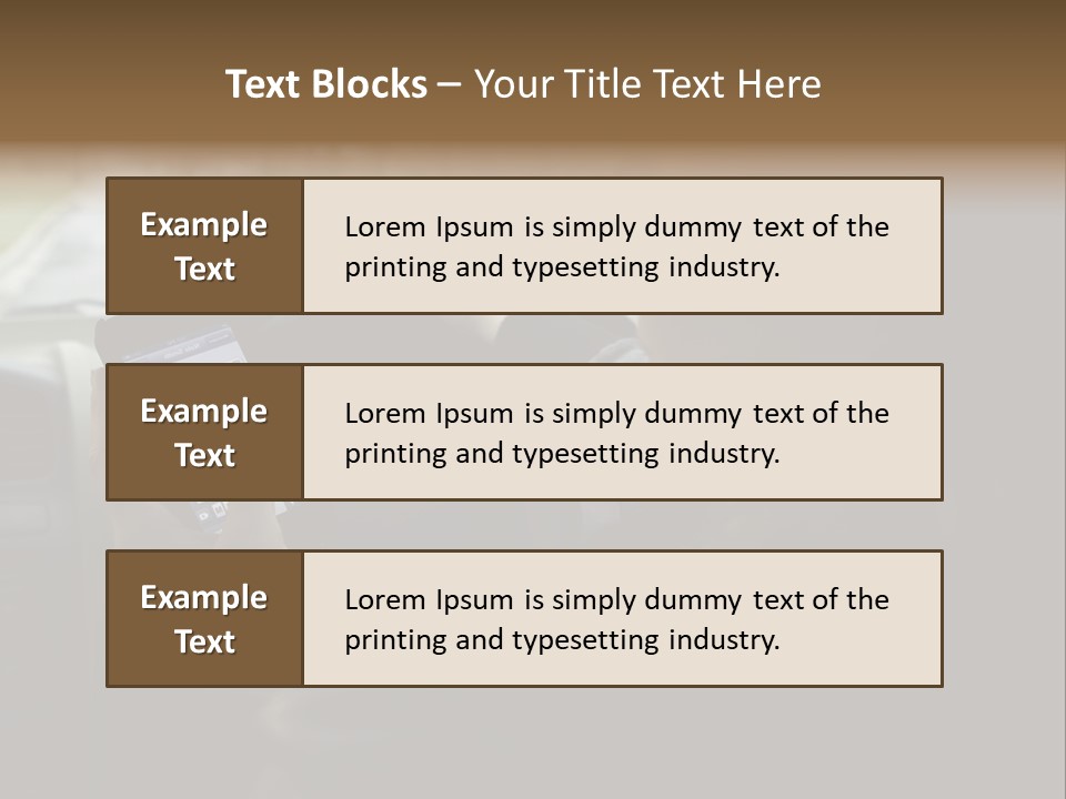 Road Teenager Qwerty PowerPoint Template