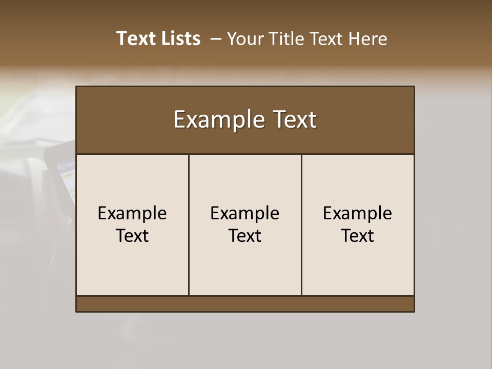 Road Teenager Qwerty PowerPoint Template