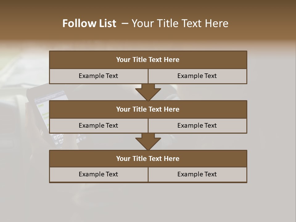 Road Teenager Qwerty PowerPoint Template