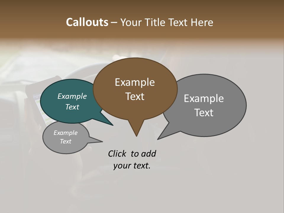 Road Teenager Qwerty PowerPoint Template