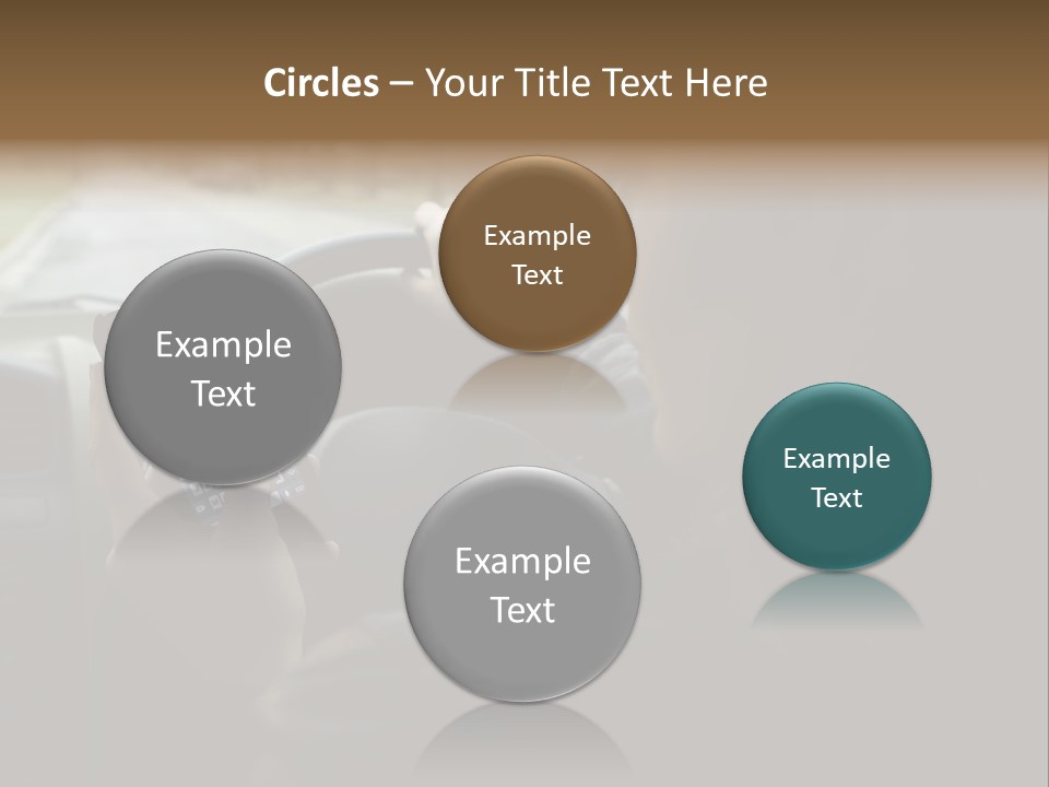 Road Teenager Qwerty PowerPoint Template