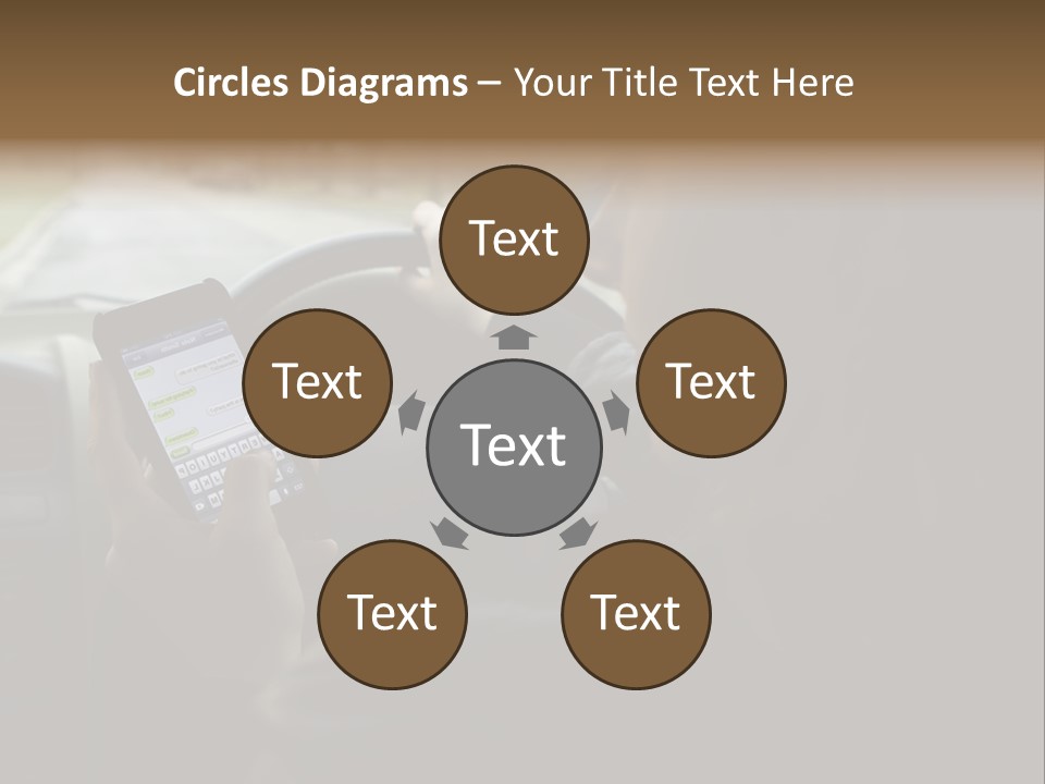 Road Teenager Qwerty PowerPoint Template