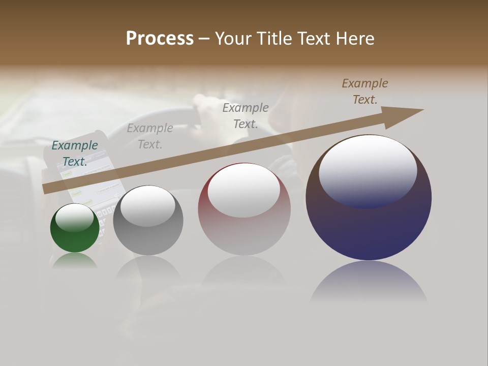 Road Teenager Qwerty PowerPoint Template