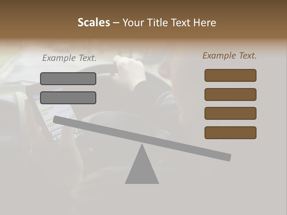 Road Teenager Qwerty PowerPoint Template