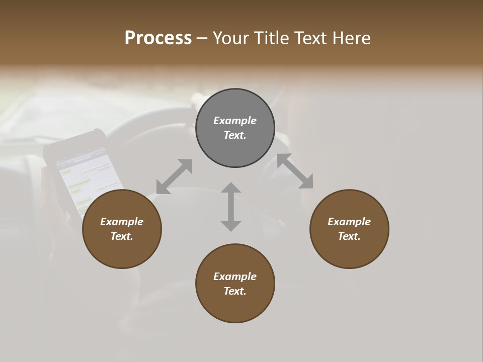Road Teenager Qwerty PowerPoint Template