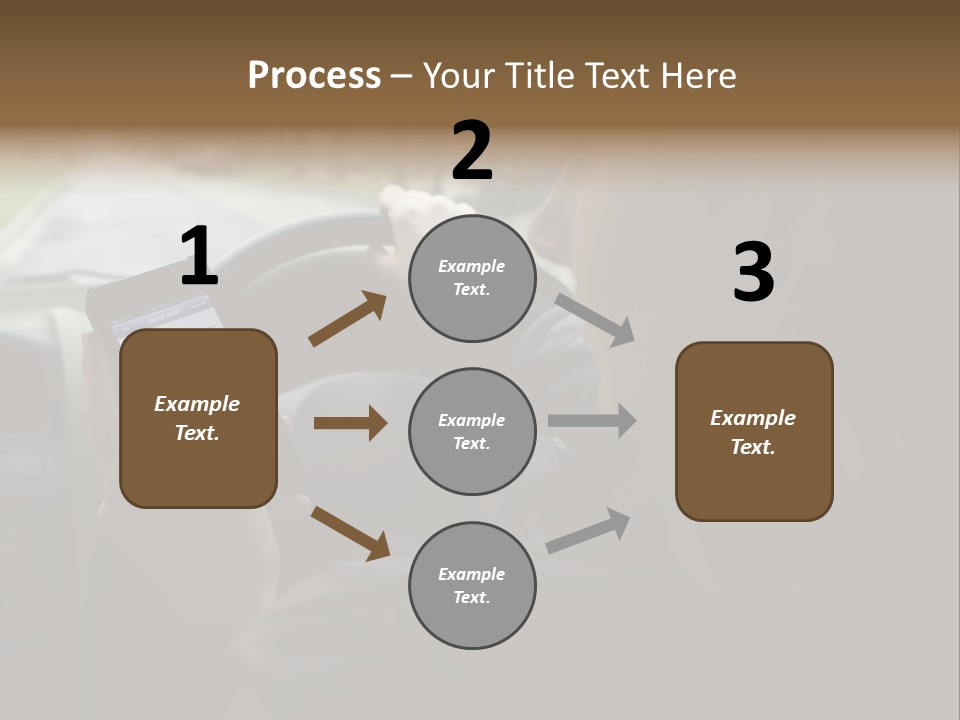 Road Teenager Qwerty PowerPoint Template