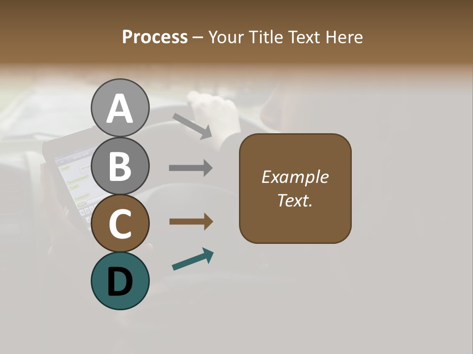 Road Teenager Qwerty PowerPoint Template