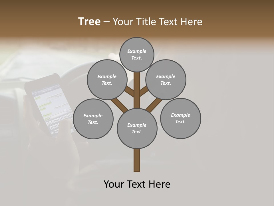 Road Teenager Qwerty PowerPoint Template