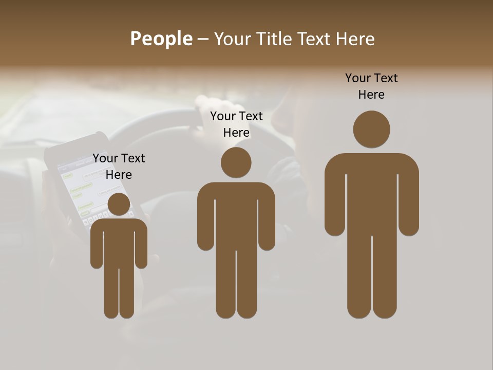 Road Teenager Qwerty PowerPoint Template