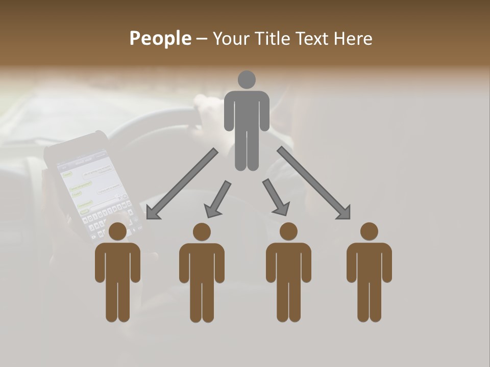 Road Teenager Qwerty PowerPoint Template