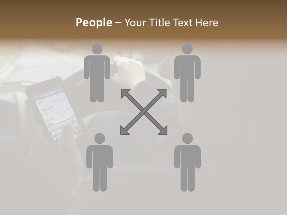 Road Teenager Qwerty PowerPoint Template