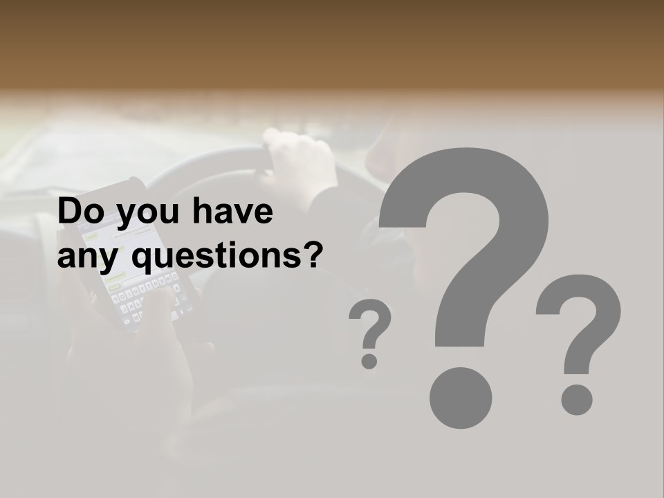 Road Teenager Qwerty PowerPoint Template