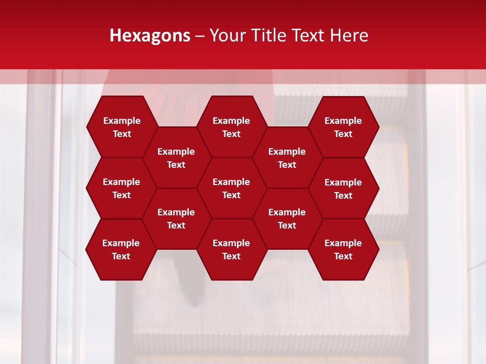 Office City Stairs PowerPoint Template