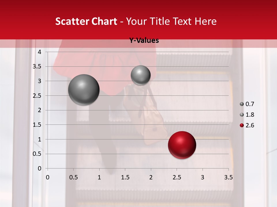 Office City Stairs PowerPoint Template