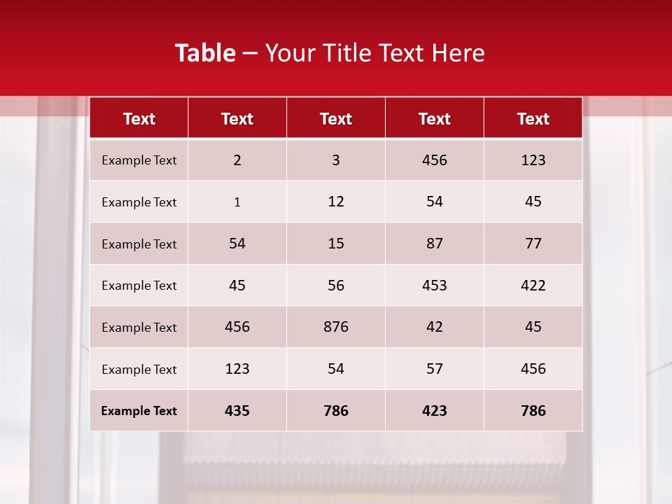 Office City Stairs PowerPoint Template