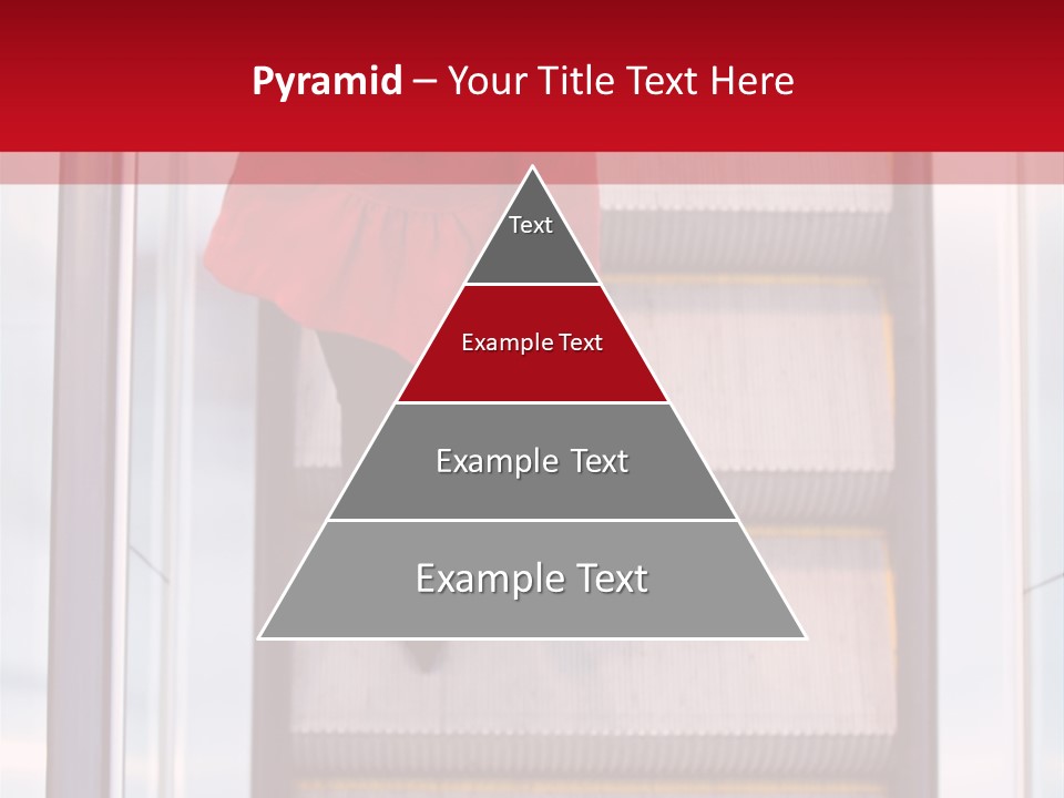 Office City Stairs PowerPoint Template