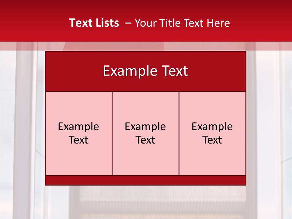 Office City Stairs PowerPoint Template