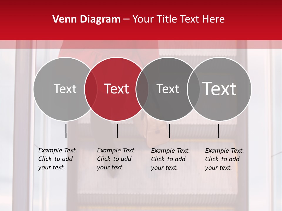 Office City Stairs PowerPoint Template