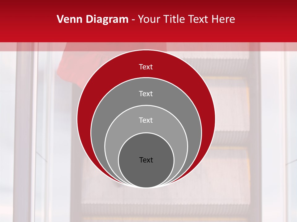 Office City Stairs PowerPoint Template