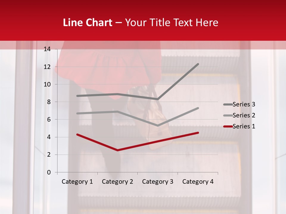 Office City Stairs PowerPoint Template