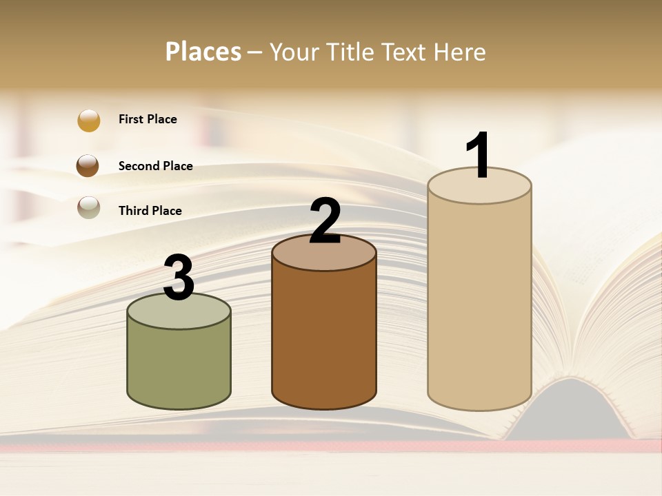 Bookstore Hardcover Printing PowerPoint Template